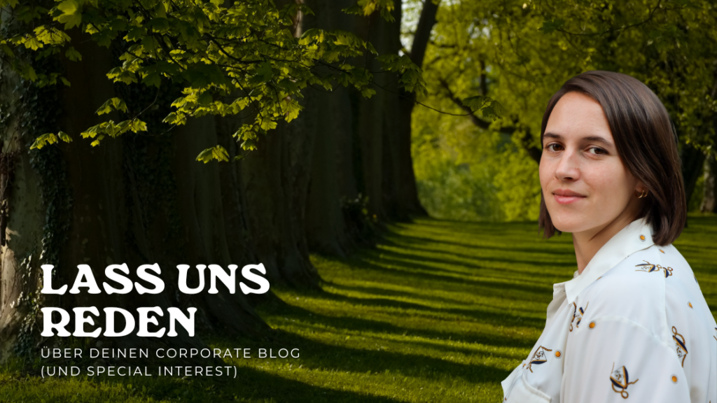 Lass uns reden - über Corporate Blogs